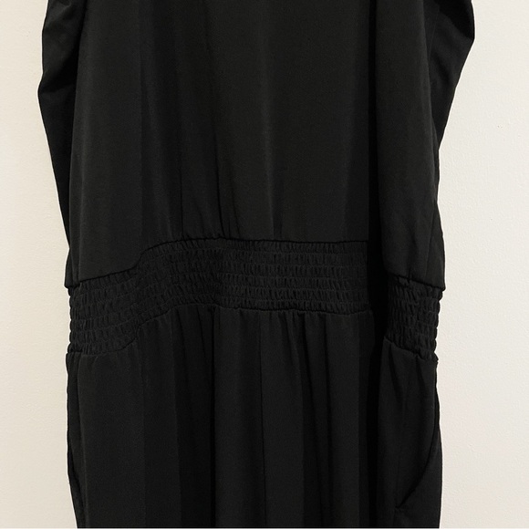 New INC Sleeveless Embroidered Jumpsuit Halter Neckline Pockets Blouson Size XLP - Picture 7 of 11